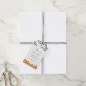 甘くて緑の赤ちゃんシャワー ギフトタグ (より糸付き)