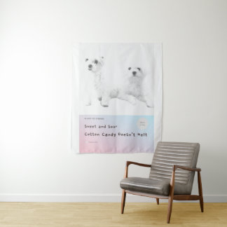 甘くて酸っぱいコットンキャンディが溶けない タペストリー