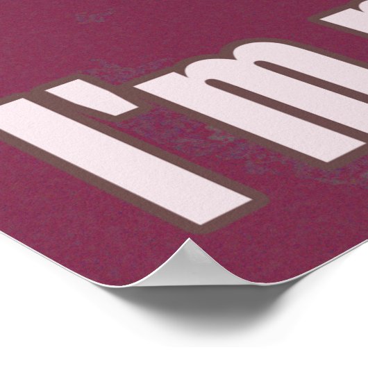 甘くない ポスター (角)