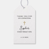 甘くシンプル | ゴールドクロス確認 ギフトタグ (正面)