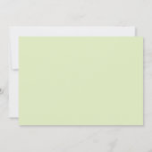 甘くストライプのなベビーシャワーの写真の招待状 招待状 (裏面)