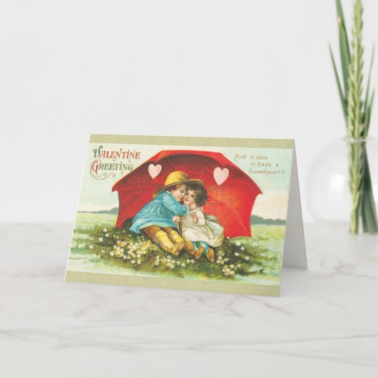 甘くビクトリアンなバレンタインデーカード シーズンカード (正面)