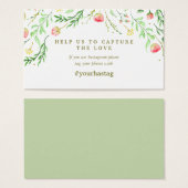 甘くロマンチックな |フローラ結婚のInstagram (正面&裏面)