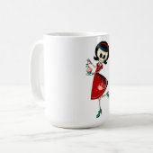 甘く及び恐い骨組女の子 コーヒーマグカップ (正面左)