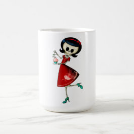 甘く及び恐い骨組女の子 コーヒーマグカップ