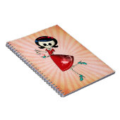 甘く及び恐い骨組女の子 ノートブック (右側)