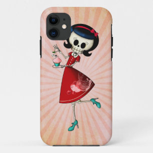 甘く及び恐い骨組女の子 iPhone 11 ケース