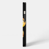 甘く及び致命的なスカルのカップケーキ iPhoneケース (左側面)