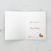 甘く古い記憶カスタムなバースデー・カード カード (内部)