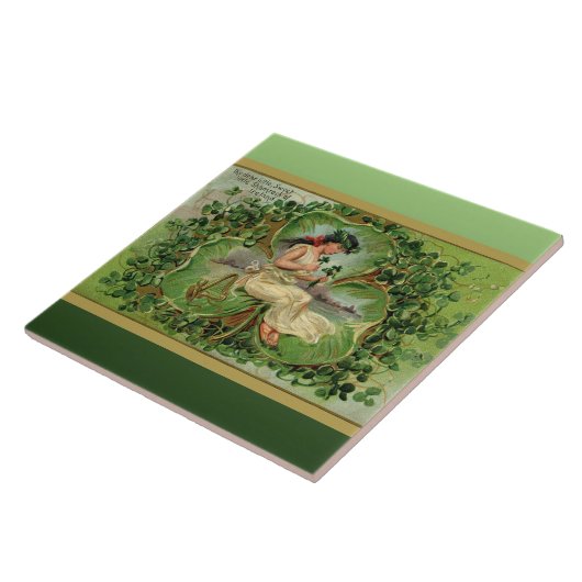 甘く小さいシャムロック タイル (側面)