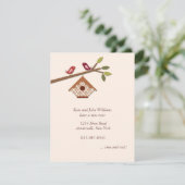 甘く小さい鳥の新しい住所発表 案内状 (スタンド正面)