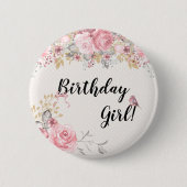 甘く小さい鳥ボタン 缶バッジ (正面)