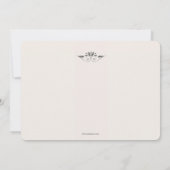 甘く小さい1匹のピンクの宗教招待状 招待状 (裏面)