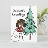 甘く小柄い季節の挨拶 シーズンカード (スタンド正面)