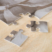 甘く座っているキリン妊娠の発表 ジグソーパズル (側面)