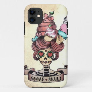 甘く甘いスカル iPhone 11 ケース
