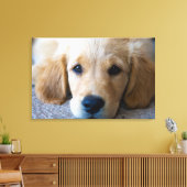甘く甘い子犬 キャンバスプリント (インサイチュ (リビング))