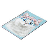 甘く白い花猫 ノートブック (左側)