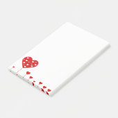 甘く美しくロマンチックなハート ポストイット (アングル)