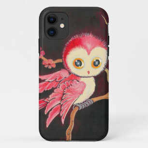 甘く赤いフクロウ iPhone 11 ケース
