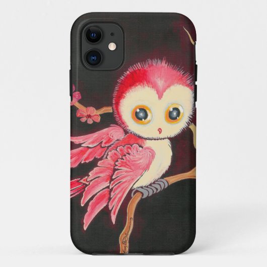 甘く赤いフクロウ Case-Mate iPhoneケース (裏面)