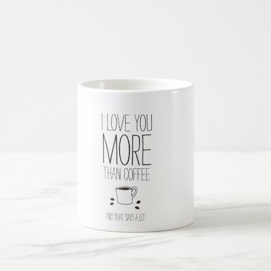 甘く、おもしろいなI愛コーヒー・マグより多く コーヒーマグカップ (中央)
