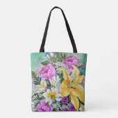 "甘く、粋な春の花束"のトートバック トートバッグ (裏面)