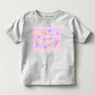 甘さとスパイシーさのバランス トドラーTシャツ