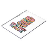 甘さのオーバーロード | ドーナツ キッズ ノートブック (左側)