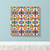 甘さのスペクトル:ジェリービーンズのテクニカラー キャンバスプリント (インサイチュ (ウッドフロア))