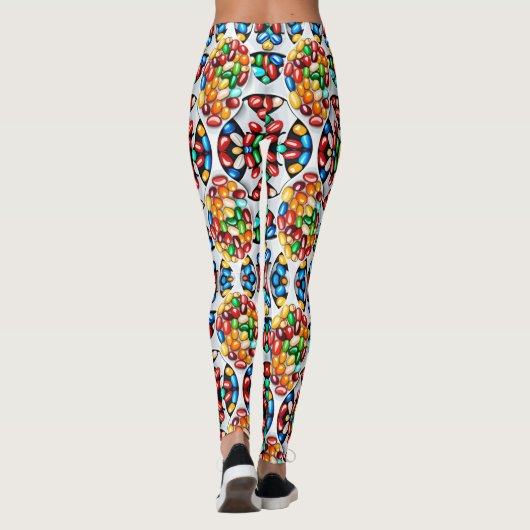 甘さのスペクトル：ジェリービーンズのテクニカラー レギンス (裏面)