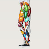 甘さのスペクトル:ジェリービーンズのテクニカラー レギンス (左)