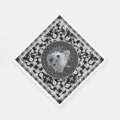 甘さ – 黒 – 写真 – 正方形 – 写真 – テンプレート- スタンダードランチョンナプキン (角)