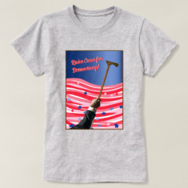 甘しょの民主主義のTシャツを上げる Tシャツ