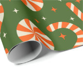 甘しょビンテージクリスマスレトロパターン ラッピングペーパー (ロールコーナー)