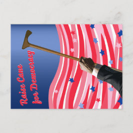 甘しょ民主主義のはがきを作成 ポストカード