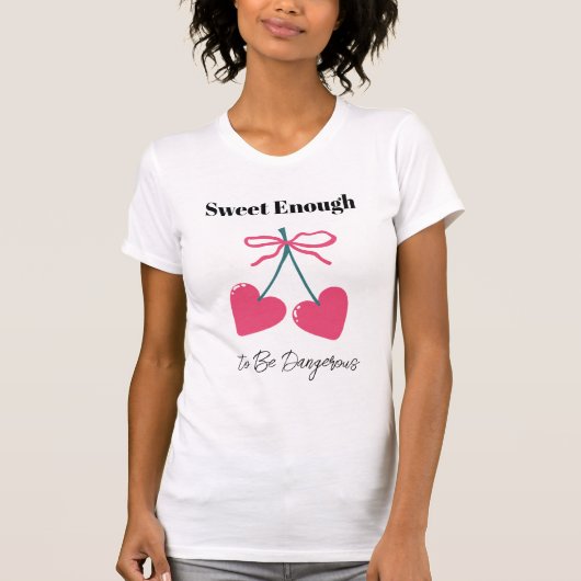 甘すぎて危険なほどスイート Tシャツ | かわいい+サッシー (正面)