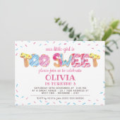 甘すぎるキャンディランド誕生日パーティー 招待状 (スタンド正面)