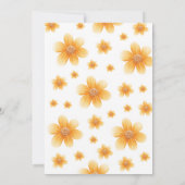 甘すぎる3歳の誕生日ガールズバースデー招待状 招待状 (裏面)