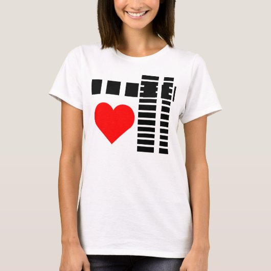 甘すごいいハートTシャツ Tシャツ (正面)