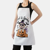 甘と犬不気味のハロウィーン エプロン (インサイチュ)