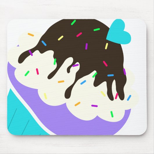 甘みをいっぱいに満たしたカップ マウスパッド (正面)