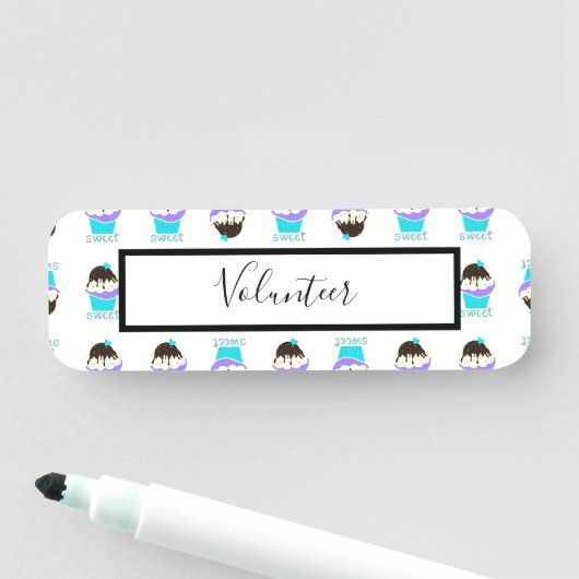 甘みをいっぱいに満たしたカップ 名札 (インサイチュ)