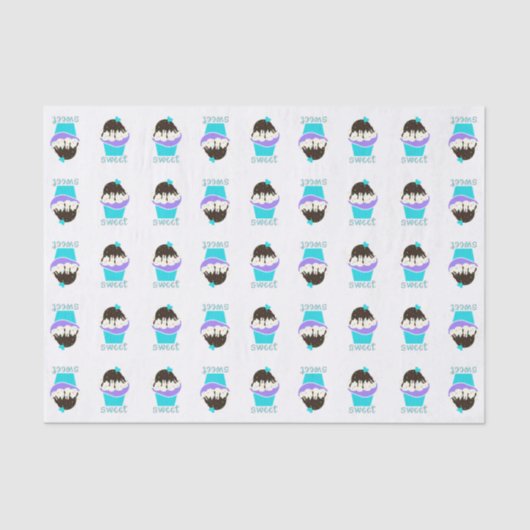 甘みをいっぱいに満たしたカップ 薄葉紙 (正面)