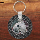 甘み黒くくせび子ども – 任意 – 写真テンプレート- キーホルダー (正面)