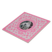 甘み – ピンク – 子犬 – 写真 – テンプレート タイル (側面)