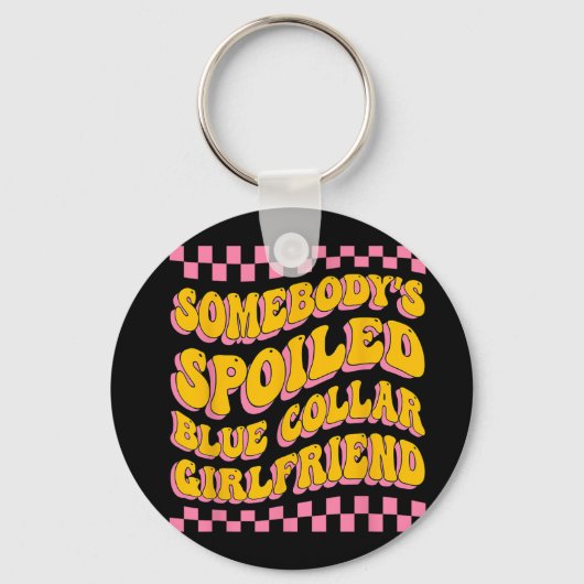 甘やかされたブルーカラーのガールフレンドGroovy Mothersの日 キーホルダー (正面)