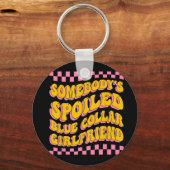 甘やかされたブルーカラーのガールフレンドGroovy Mothersの日 キーホルダー (正面)