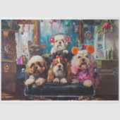 甘やかされたポーズデーでサロンデコパージュ 薄葉紙 (正面)