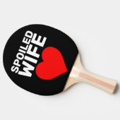 甘やかされた妻バレンタインデーの卓球ラケット 卓球ラケット (横)